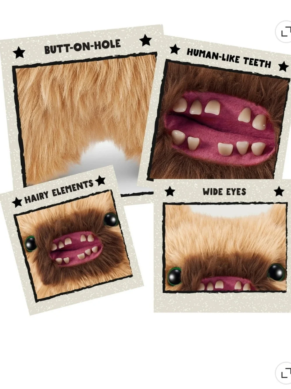 FUGGLER HAIRY FUGGS SCREECH BROWN FUNNY UGLY MONSTER